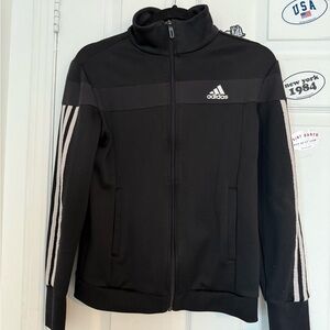 Adidas Charcoal Zip-Up Jacket
